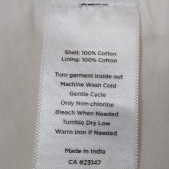 Talbots | Embroidered Eyelet Sheath Sleeveless Ivory White Dress | Size 18 - Picture 13 of 13